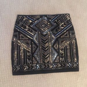 Sequin Bodycon Skirt